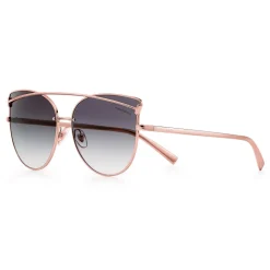 Tiffany & Co. - Cat Eye Sunglasses - Rose Gold Grey - Tiffany T Collection - Tiffany & Co. Eyewear - Avvenice