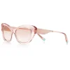 Tiffany & Co. - Cat Eye Sunglasses - Rose Gold Brown - Tiffany Diamond Point Collection - Tiffany & Co. Eyewear - Avvenice