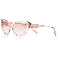 Tiffany & Co. - Cat Eye Sunglasses - Rose Gold Brown - Tiffany Diamond Point Collection - Tiffany & Co. Eyewear - Avvenice