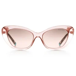 Tiffany & Co. - Cat Eye Sunglasses - Rose Gold Brown - Tiffany Diamond Point Collection - Tiffany & Co. Eyewear - Avvenice