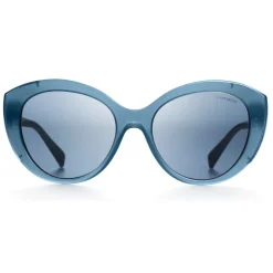 Tiffany & Co. - Cat Eye Sunglasses - Light Blue Silver - Tiffany Diamond Point Collection - Tiffany & Co. Eyewear - Avvenice