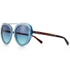 Tiffany & Co. - Pilot Sunglasses - Light Blue Silver - Tiffany T Collection - Tiffany & Co. Eyewear - Avvenice