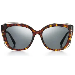 Tiffany & Co. - Pilot Sunglasses - Tortoise Pale Gold Gray - Tiffany T Collection - Tiffany & Co. Eyewear - Avvenice