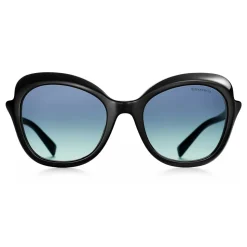 Tiffany & Co. - Rectangular Sunglasses - Black Blue - Tiffany Paper Flowers Collection - Tiffany & Co. Eyewear - Avvenice