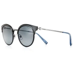 Tiffany & Co. - Round Sunglasses - Gunmetal Gray - Tiffany T Collection - Tiffany & Co. Eyewear - Avvenice