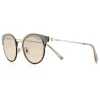 Tiffany & Co. - Round Sunglasses - Pale Gold Brown - Tiffany T Collection - Tiffany & Co. Eyewear - Avvenice