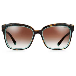 Tiffany & Co. - Square Sunglasses - Tortoise Tiffany Blue Brown - Return to Tiffany Collection - Tiffany & Co. Eyewear - Avvenice