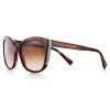 Tiffany & Co. - Square Sunglasses - Tortoise Silver Brown - Tiffany Diamond Point Collection - Tiffany & Co. Eyewear - Avvenice