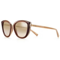 Tiffany & Co. - Square Sunglasses - Opal Beige Brown Silver - Tiffany T Collection - Tiffany & Co. Eyewear - Avvenice