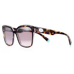 Tiffany & Co. - Square Sunglasses - Tortoise Pink Violet Brown - Return to Tiffany Collection - Tiffany & Co. Eyewear - Avvenice