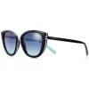 Tiffany & Co. - Square Sunglasses - Black Blue - Tiffany T Collection - Tiffany & Co. Eyewear - Avvenice