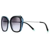 Tiffany & Co. - Square Sunglasses - Black Tiffany Blue Silver - Tiffany Infinity Collection - Tiffany & Co. Eyewear - Avvenice