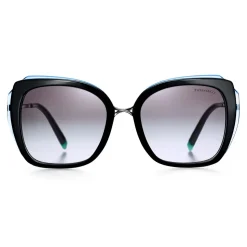 Tiffany & Co. - Square Sunglasses - Black Tiffany Blue Silver - Tiffany Infinity Collection - Tiffany & Co. Eyewear - Avvenice