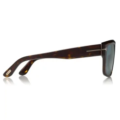 Tom Ford - Alessio Sunglasses - Squared Acetate Sunglasses - Havana - FT0699 - Sunglasses - Tom Ford Eyewear - Avvenice