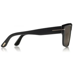 Tom Ford - Alessio Sunglasses - Squared Acetate Sunglasses - Black - FT0699 - Sunglasses - Tom Ford Eyewear - Avvenice