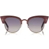 Tom Ford - Alexandra Sunglasses - Cat-Eye Acetate Sunglasses - Pink - FT0607 - Sunglasses - Tom Ford Eyewear - Avvenice