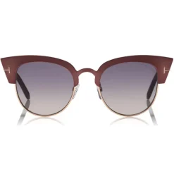 Tom Ford - Alexandra Sunglasses - Cat-Eye Acetate Sunglasses - Pink - FT0607 - Sunglasses - Tom Ford Eyewear - Avvenice