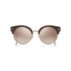 Tom Ford - Alissa Sunglasses - Round Acetate and Metal Sunglasses - Havana Brown - FT0608 - Sunglasses - Tom Ford Eyewear - Avvenice