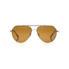 Tom Ford - Andes Sunglasses - Pilot Metal Style Sunglasses - Rose Gold Brown - FT0670 - Sunglasses - Tom Ford Eyewear - Avvenice