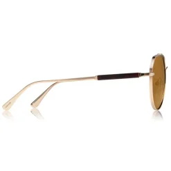 Tom Ford - Andes Sunglasses - Pilot Metal Style Sunglasses - Rose Gold Brown - FT0670 - Sunglasses - Tom Ford Eyewear - Avvenice