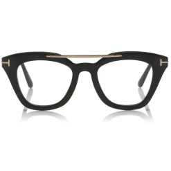 Tom Ford - Anna Optical Glasses - Cat-Eye Acetate Optical Glasses - Black - FT0575-O - Optical Glasses - Tom Ford Eyewear - Avvenice