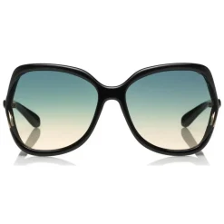 Tom Ford - Anouk Sunglasses - Square Acetate Sunglasses - Black Blue - FT0578 - Sunglasses - Tom Ford Eyewear - Avvenice