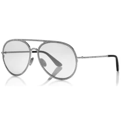 Tom Ford - Antibes Sunglasses - Pilot Metal Sunglasses - White Gold - FT0728 - Sunglasses - Tom Ford Eyewear - Avvenice