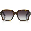 Tom Ford - Autumn Sunglasses - Square Acetate Sunglasses - Havana - FT0660 - Sunglasses - Tom Ford Eyewear - Avvenice