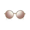 Tom Ford - Ava Sunglasses - Round Metal Sunglasses - Rose Gold Gradient - FT0572 - Sunglasses - Tom Ford Eyewear - Avvenice