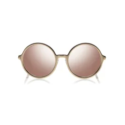 Tom Ford - Ava Sunglasses - Round Metal Sunglasses - Rose Gold Gradient - FT0572 - Sunglasses - Tom Ford Eyewear - Avvenice