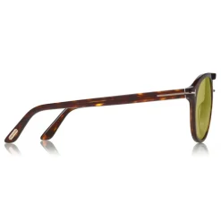 Tom Ford - Barbarini Lenses Sunglasses - Round Sunglasses - Red Havana - FT0675-B - Sunglasses - Tom Ford Eyewear - Avvenice