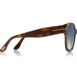 Tom Ford - Beatrix Sunglasses - Square Acetate Sunglasses - Honey - FT0613 - Sunglasses - Tom Ford Eyewear - Avvenice
