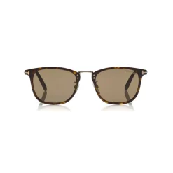 Tom Ford - Beau Sunglasses - Squared Acetate Sunglasses - Dark Havana - FT0672 - Sunglasses - Tom Ford Eyewear - Avvenice