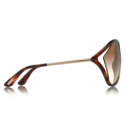 Tom Ford - Bella Sunglasses - Oversized Round Acetate Sunglasses - FT0529 - Havana - Tom Ford Eyewear - Avvenice