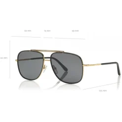 Tom Ford - Benton Sunglasses - Navigator Style Sunglasses - Smoke - FT0693 - Sunglasses - Tom Ford Eyewear - Avvenice