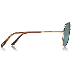 Tom Ford - Benton Sunglasses - Navigator Style Sunglasses - Rose Gold Blue - FT0693 - Sunglasses - Tom Ford Eyewear - Avvenice