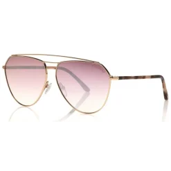 Tom Ford - Binx Sunglasses - Pilot Metal Sunglasses - Rose Gold Gradient - FT0681 - Sunglasses - Tom Ford Eyewear - Avvenice