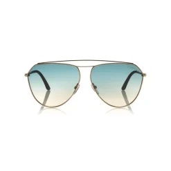 Tom Ford - Binx Sunglasses - Pilot Metal Sunglasses - Rose Gold - FT0681 - Sunglasses - Tom Ford Eyewear - Avvenice
