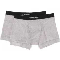 Tom Ford - Bi-Pack Grey Boxer Brief - Tom Ford Exclusive Luxury Collection - Avvenice