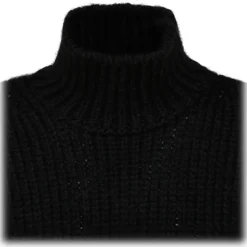 Tom Ford - Black Alpaca Roll Neck Knitted Sweater - Tom Ford Exclusive Luxury Collection - Avvenice