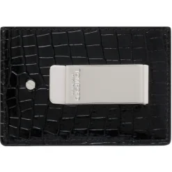 Tom Ford - Black Calf Leather in Cocco Print Effect - Tom Ford Exclusive Luxury Collection - Avvenice