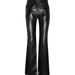 Tom Ford - Black Calf Leather Flared Trousers - Tom Ford Exclusive Luxury Collection - Avvenice