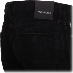 Tom Ford - Black Corduroy Skinny Trousers - Tom Ford Exclusive Luxury Collection - Avvenice