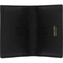 Tom Ford - Black Folding Cardholder - Tom Ford Exclusive Luxury Collectio - Avvenice