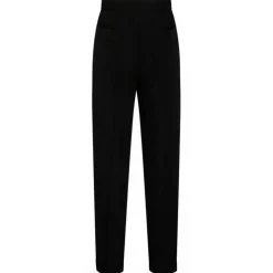 Tom Ford - Black Lyocell Straight Leg Trousers - Tom Ford Exclusive Luxury Collection - Avvenice