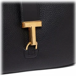 Tom Ford - Black Monarch Medium Hobo Bag - Tom Ford Exclusive Luxury Collection - Avvenice