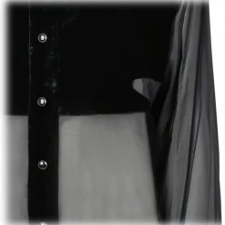 Tom Ford - Black Silk Panelled Buttoned Shirt - Tom Ford Exclusive Luxury Collection - Avvenice