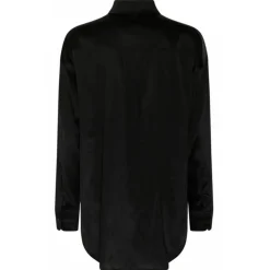 Tom Ford - Black Silk Pointed Collar Shirt - Tom Ford Exclusive Luxury Collection - Avvenice