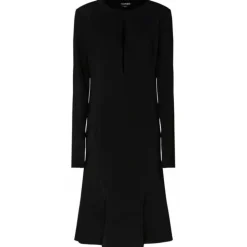 Tom Ford - Black Stretch Midi Dress - Tom Ford Exclusive Luxury Collection - Avvenice