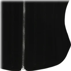 Tom Ford - Black Stretch Silk Corset Top - Tom Ford Exclusive Luxury Collection - Avvenice